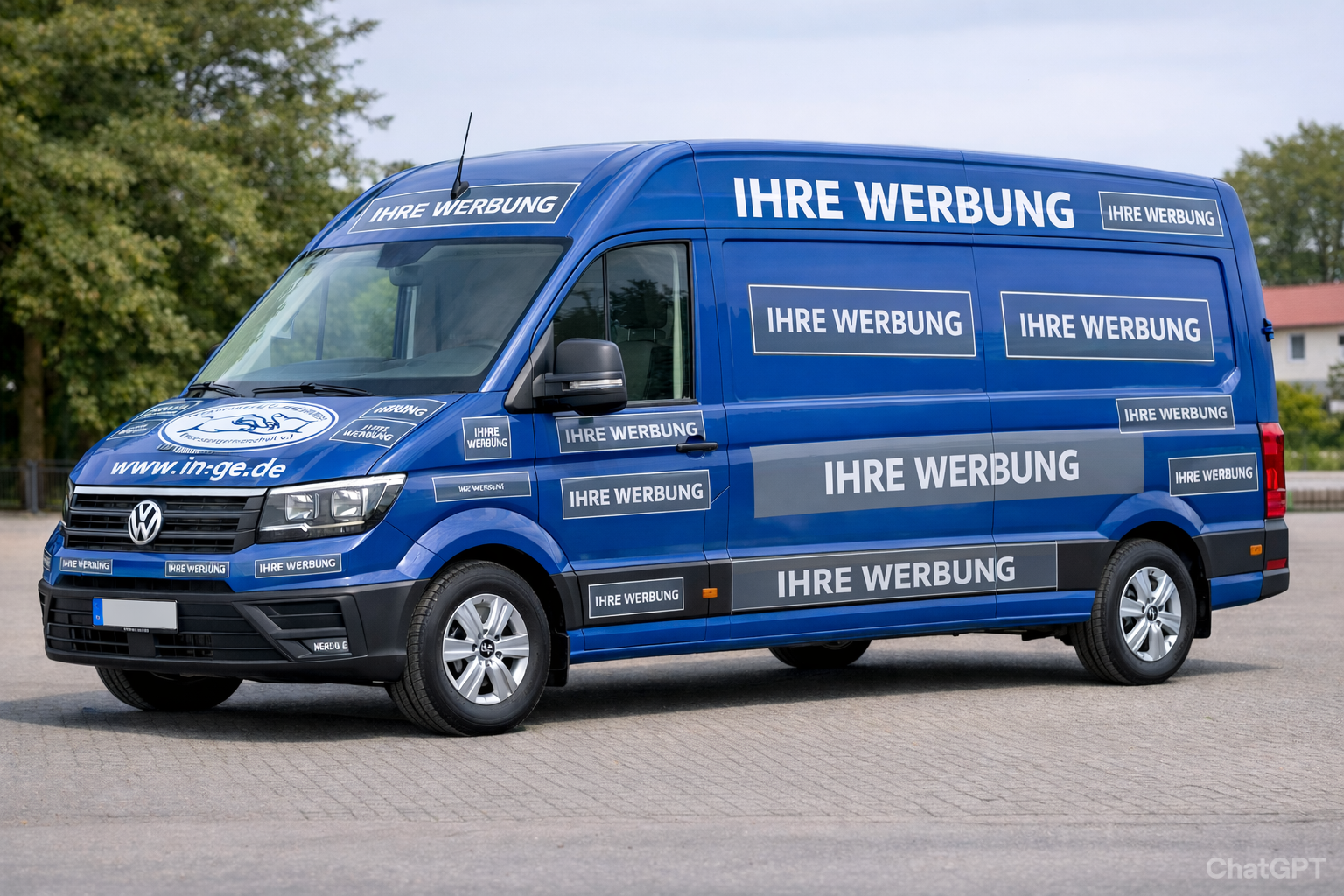 InGe-Bus mit Sponsorenflächen
